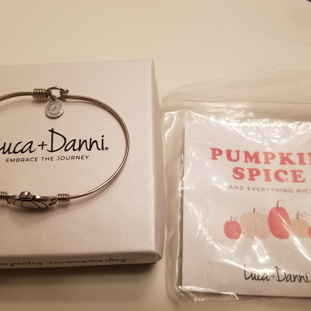 Luca + Danni pumpkin spice silver bracelet